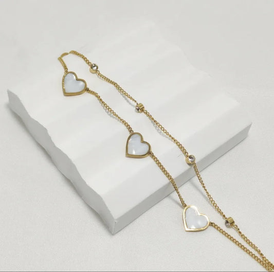 Elegant Heart Bracelet