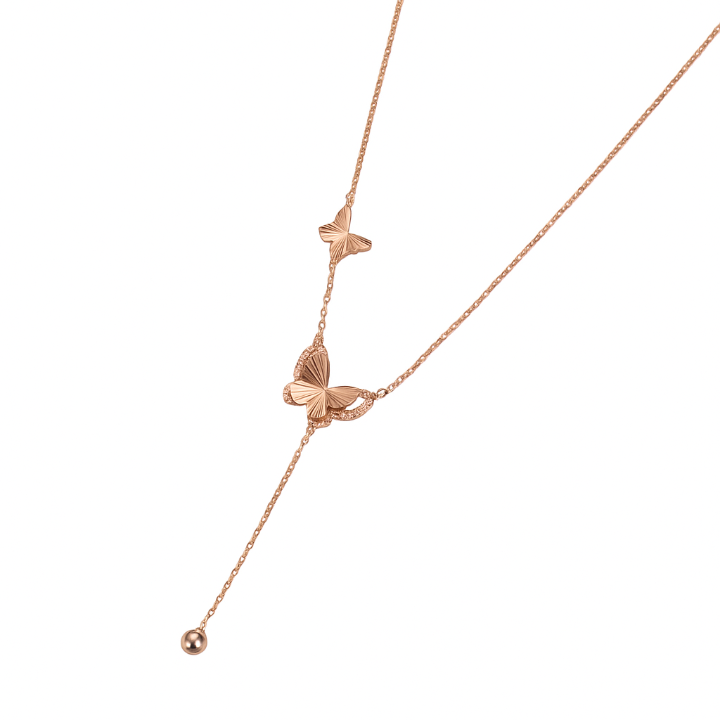 Butterfly Round Necklace