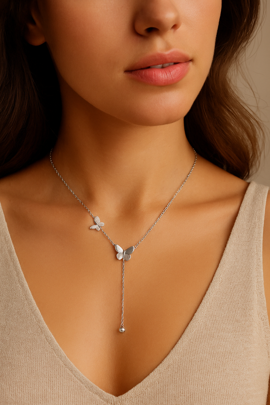 Butterfly Round Necklace