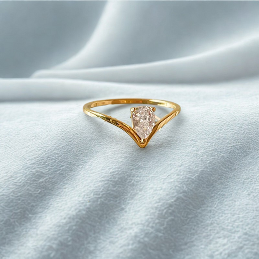 Titanium Steel Zircon Ring