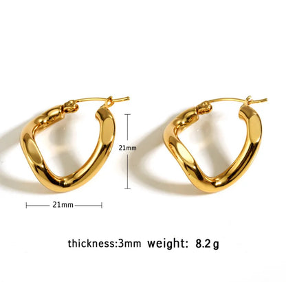 Geometric Hoop Earrings