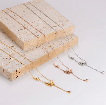 Butterfly Round Necklace