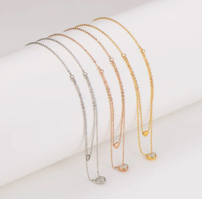 Two-Layer Heart Necklace