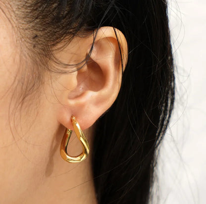 Geometric Hoop Earrings