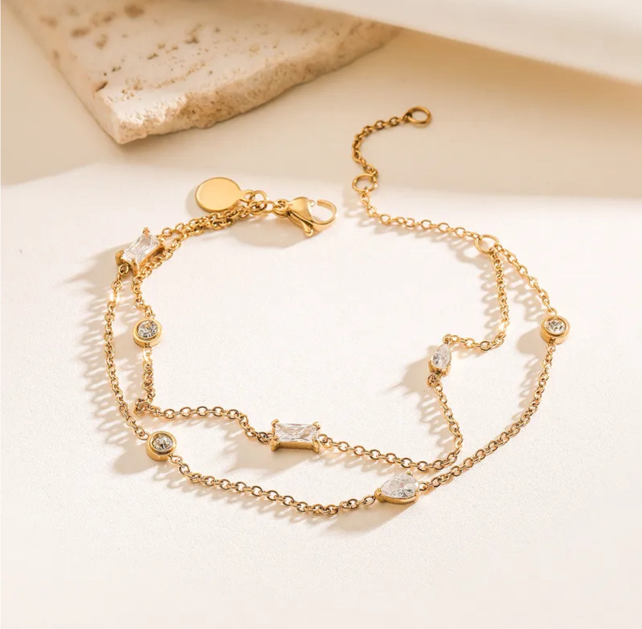 Geometric Cable Bracelet