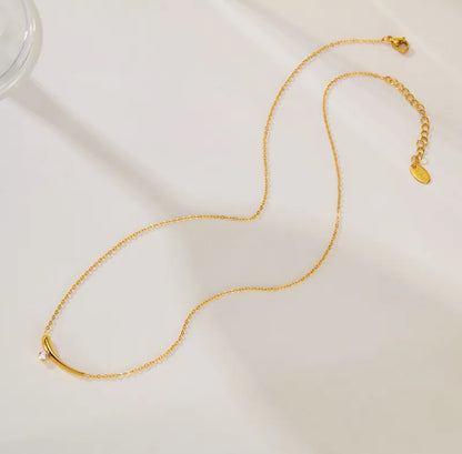 French Geometric Necklace
