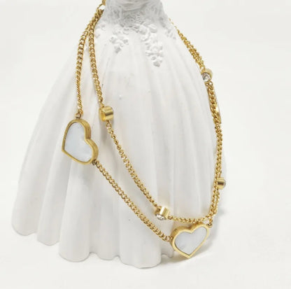 Elegant Heart Bracelet