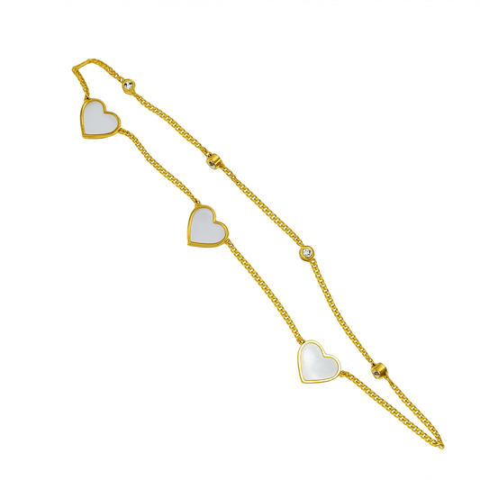 Elegant Heart Bracelet