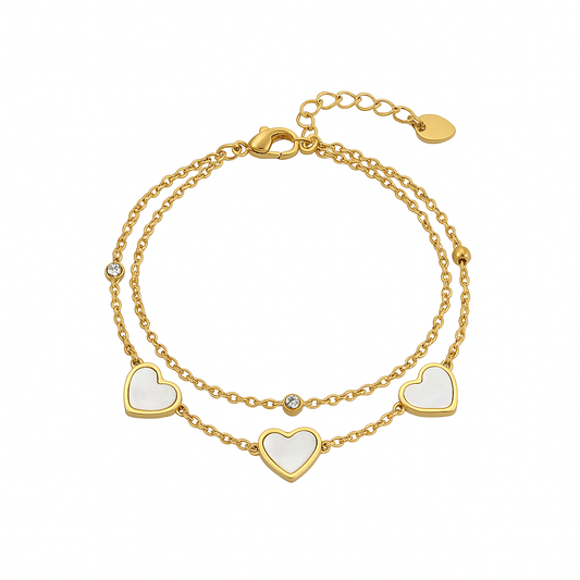 Elegant Heart Bracelet