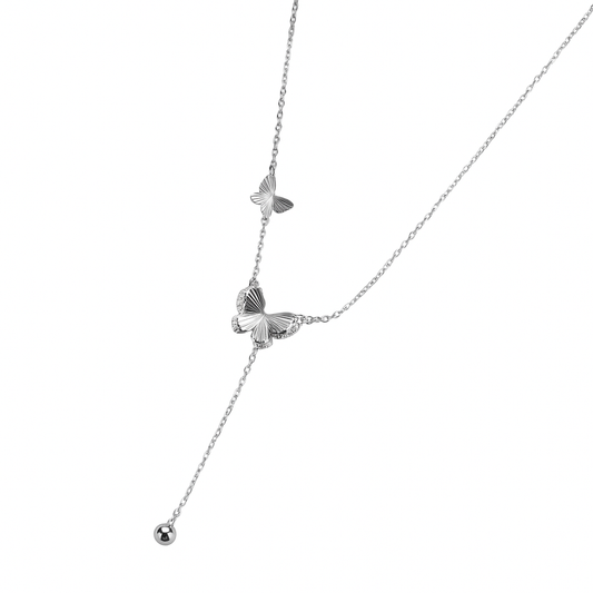 Butterfly Round Necklace