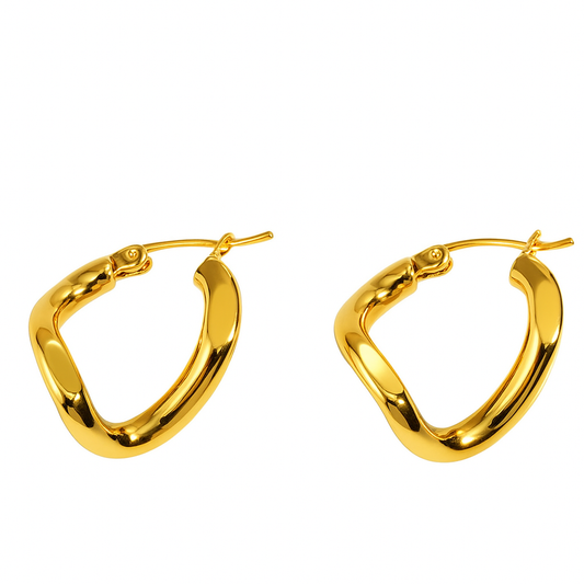 Geometric Hoop Earrings