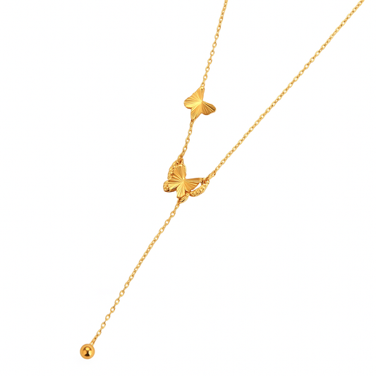 Butterfly Round Necklace