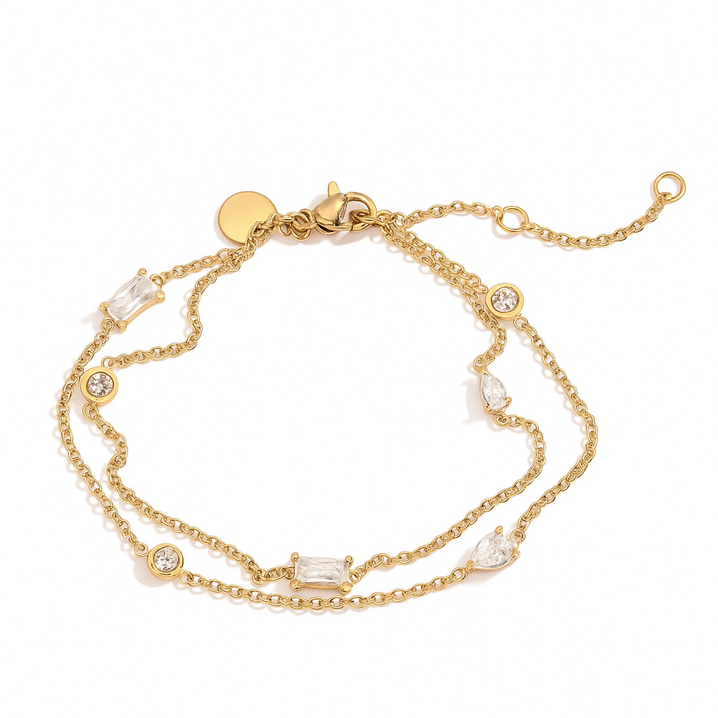 Geometric Cable Bracelet