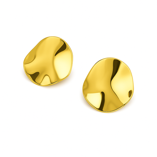 Golden Glow Hoop Earrings