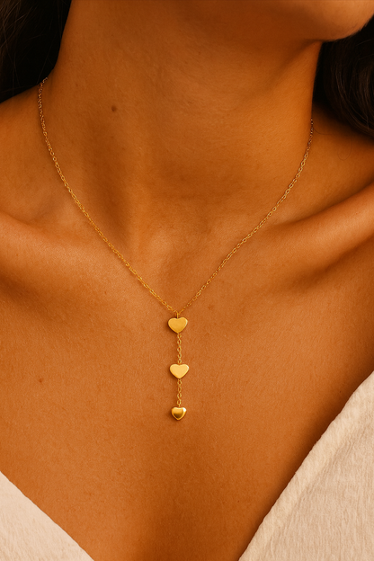Modern Heart Pendant Necklace